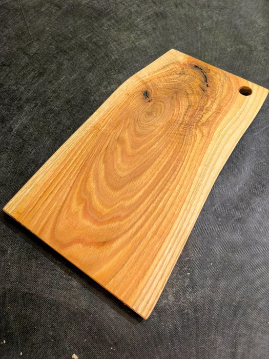 Deska dębowa lita 45x25x2cm - do krojenia serwowania posiłków HANDMADE