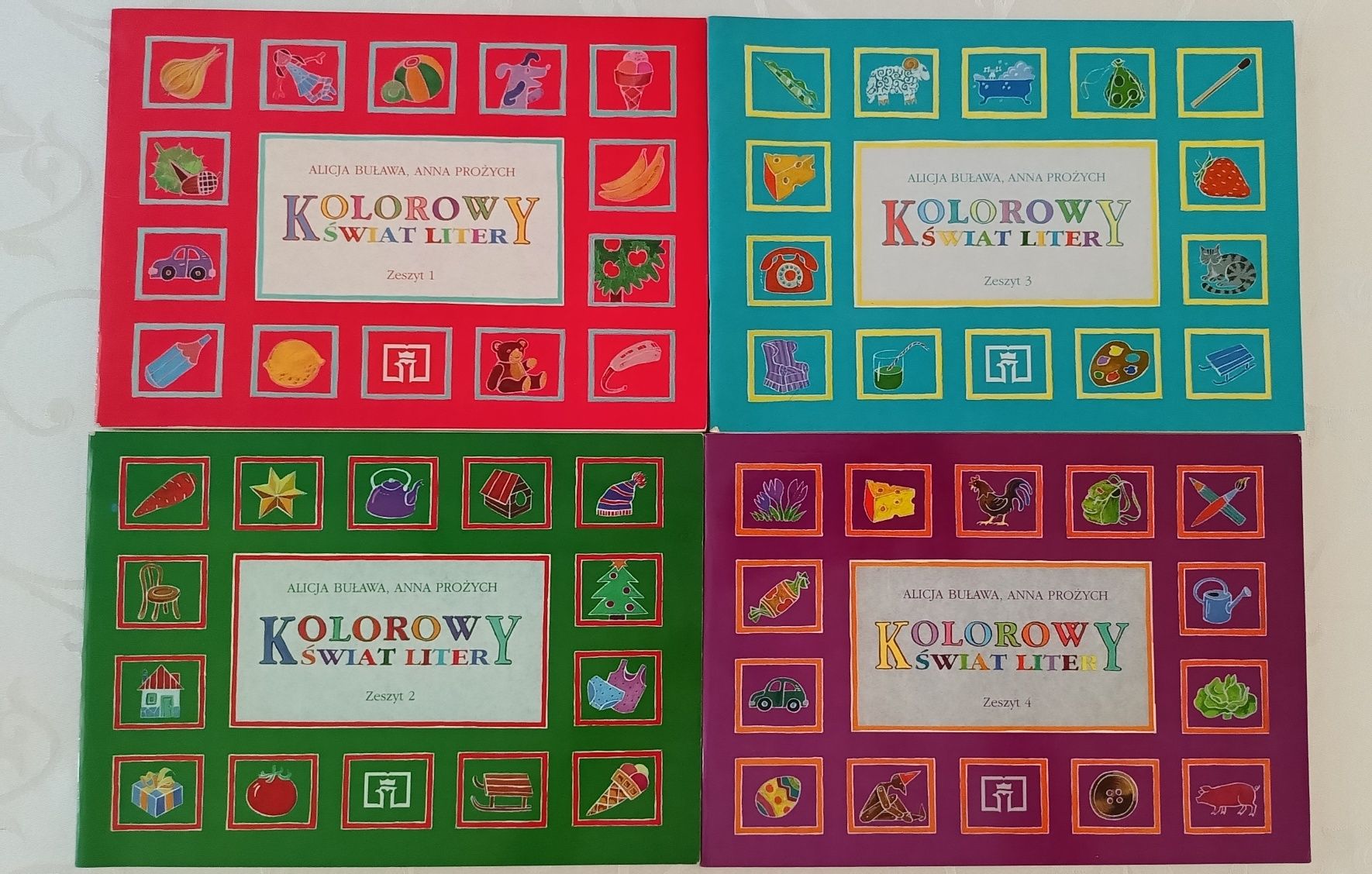 Kolorowy świat liter - 4 zeszyty