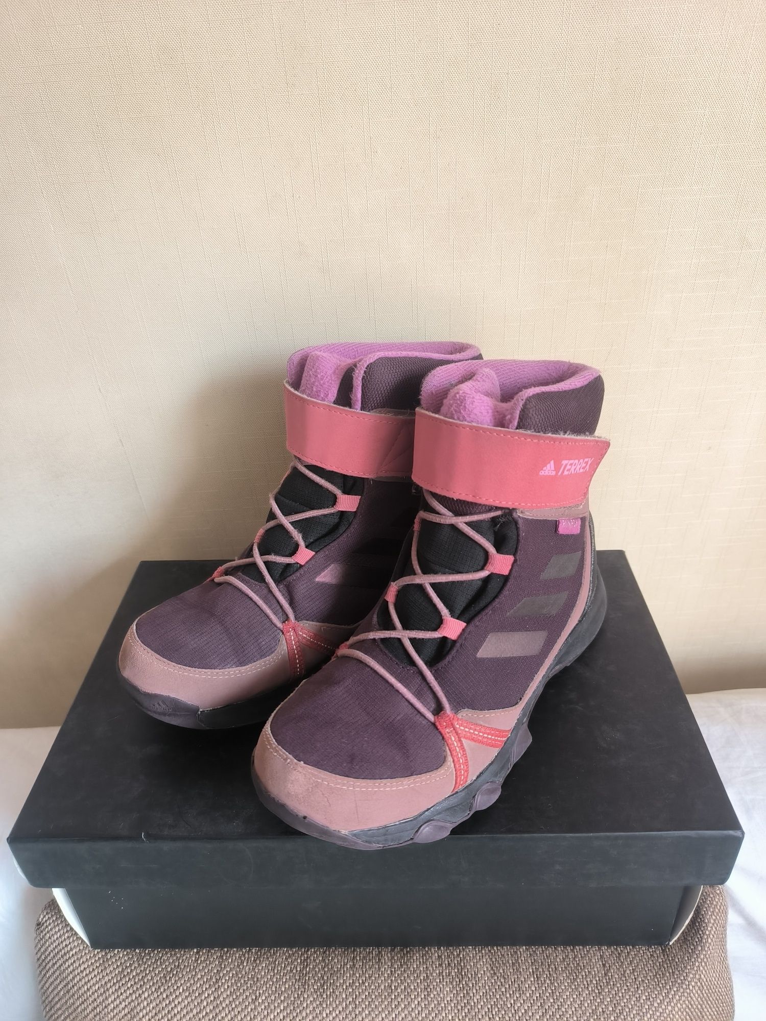Зимние ботинки Adidas Terrex, зимние ботинки, размер 34, 21см