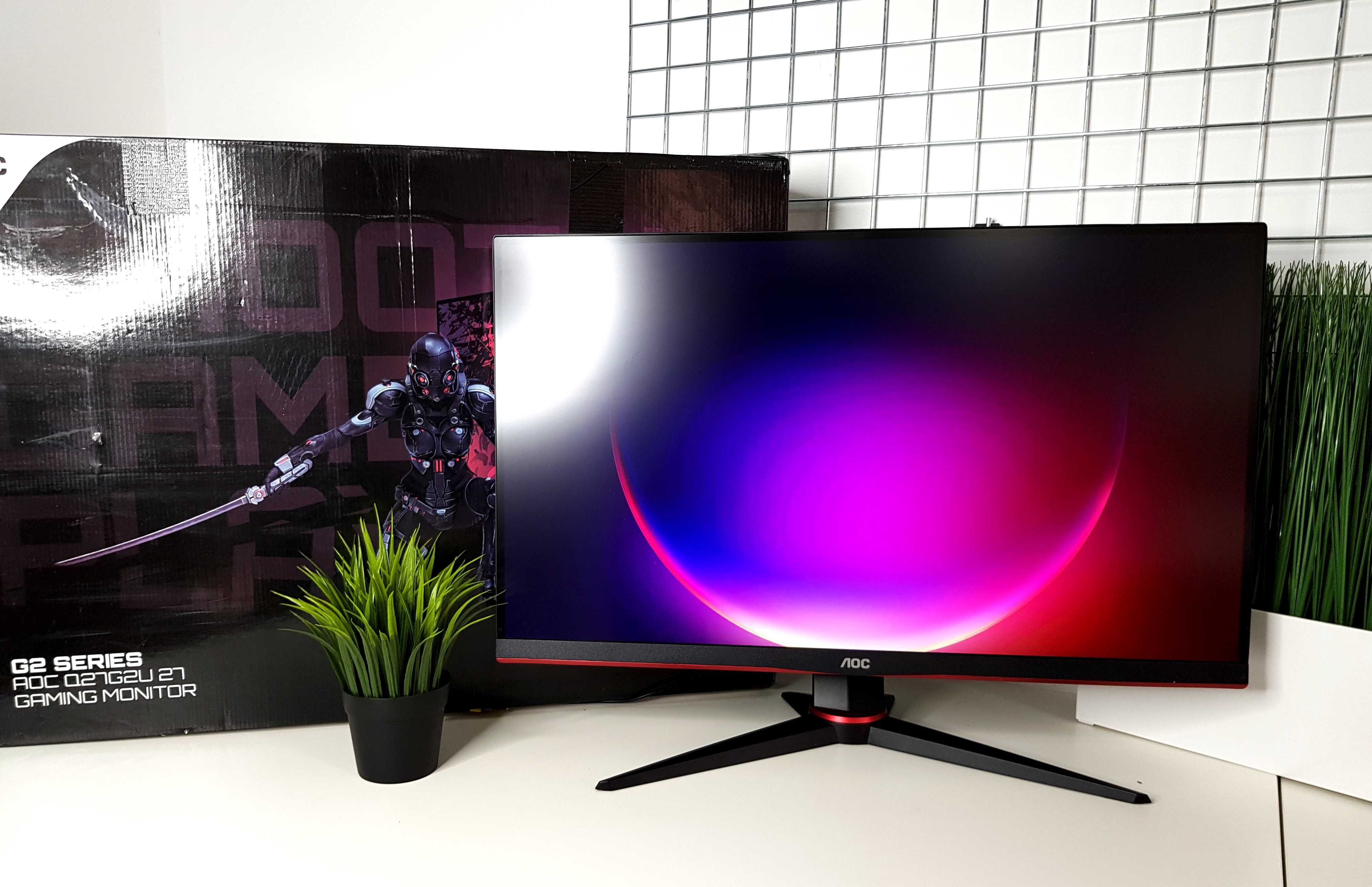 Monitor Gamingowy LED AOC Q27G2U/BK 27 " 2560 x 1440 px VA 144Hz