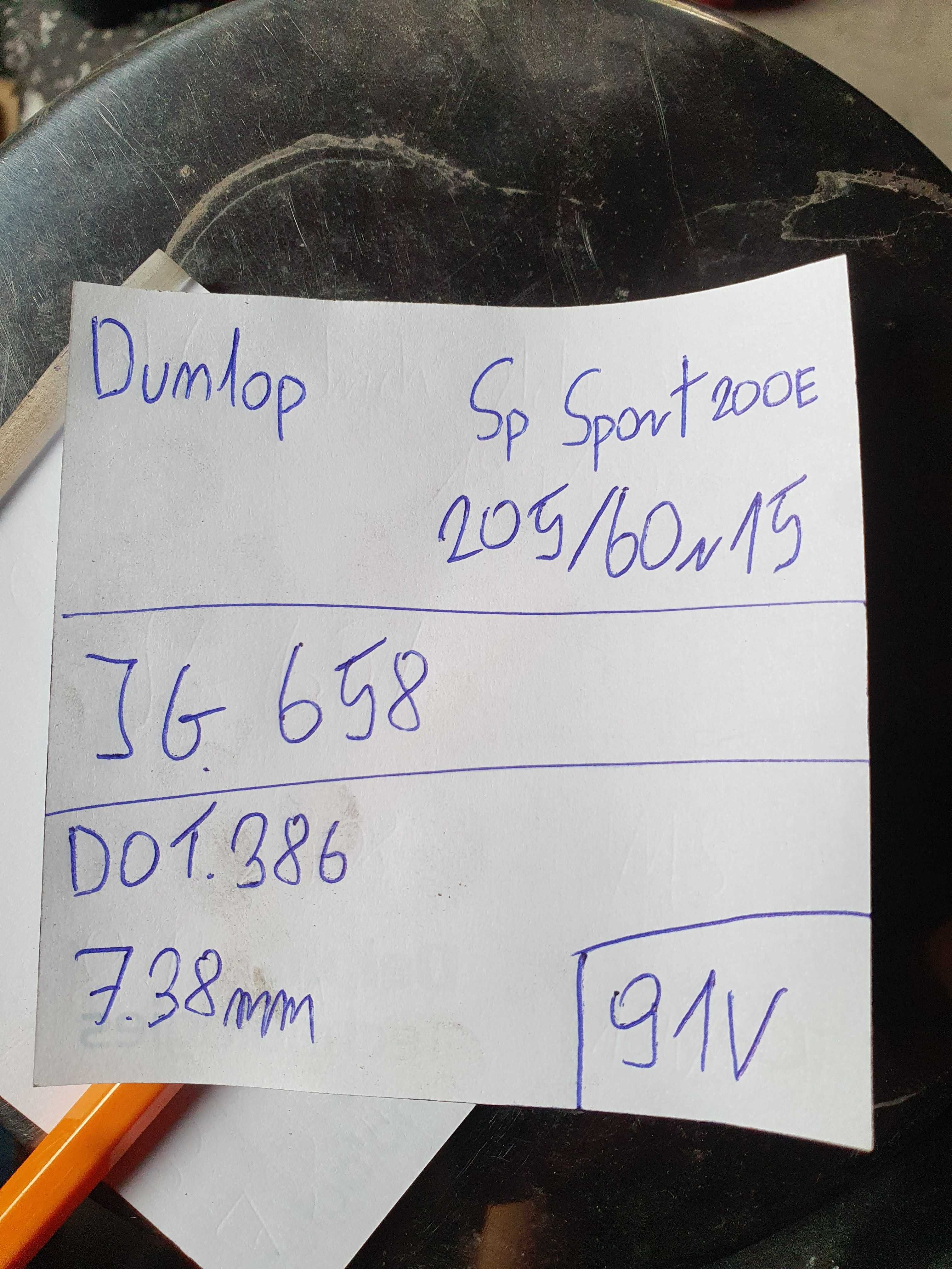 Dunlop 205/60 r15 SP Sport 200E /// 7,4mm!!! GWARANCJA