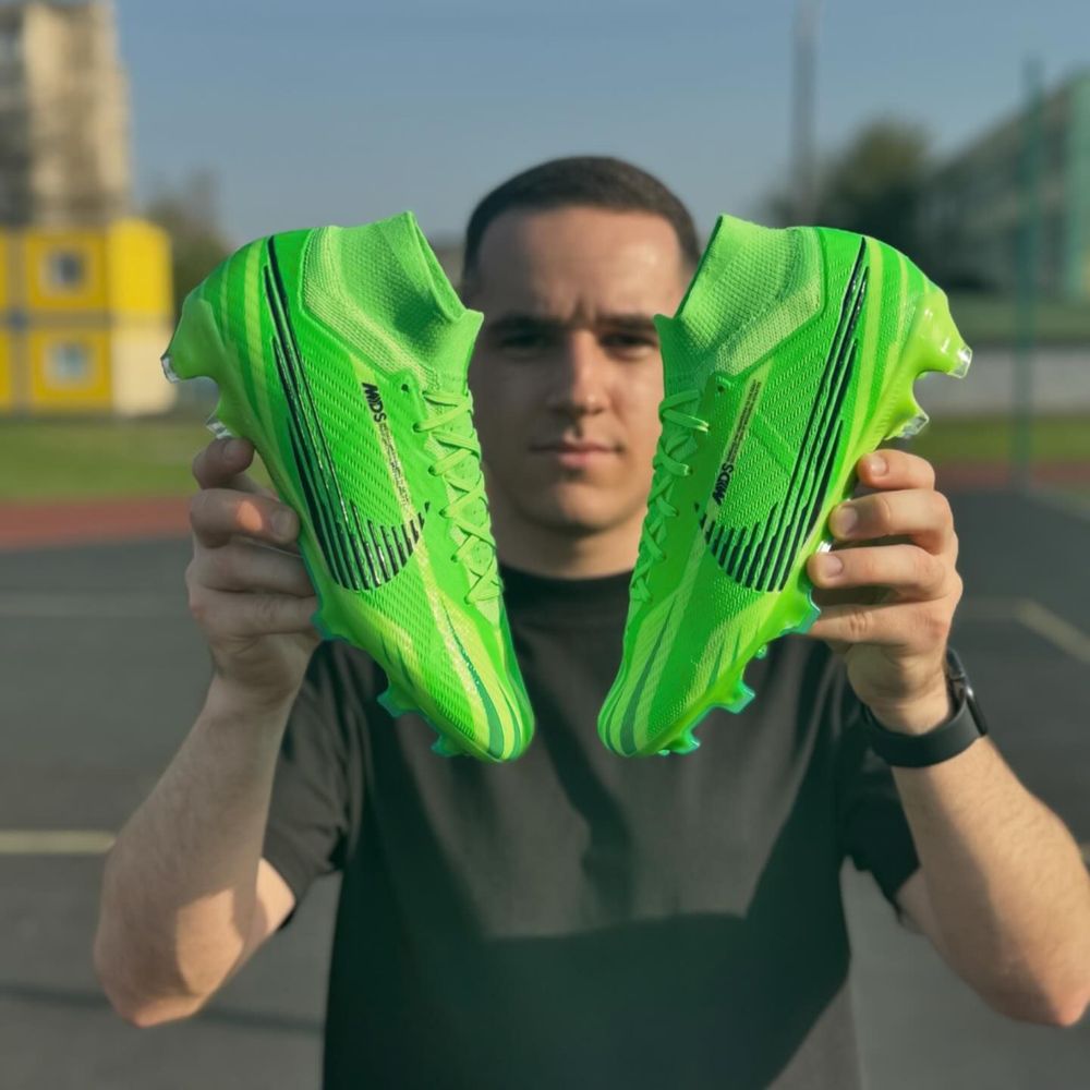 Бутси Nike Mercurial AirZoom - MDS -Elite/Green - оріг - мішечок