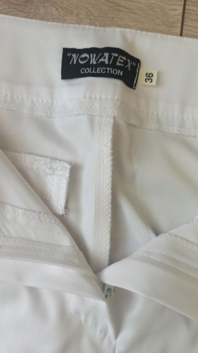 Spodnie białe eleganckie rozmiar s