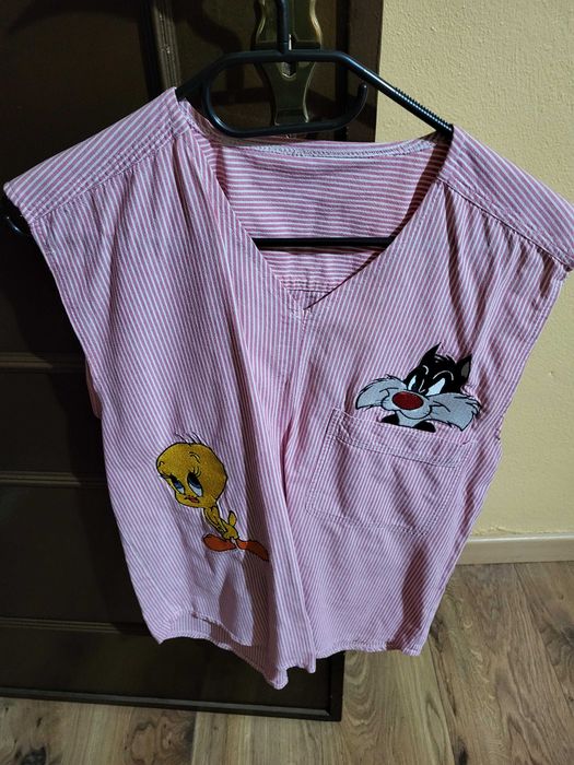 Blusa de Cavas "Warner Bros" - Bordada