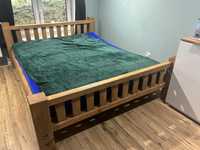 Łóżko Drewniane Rustykalne