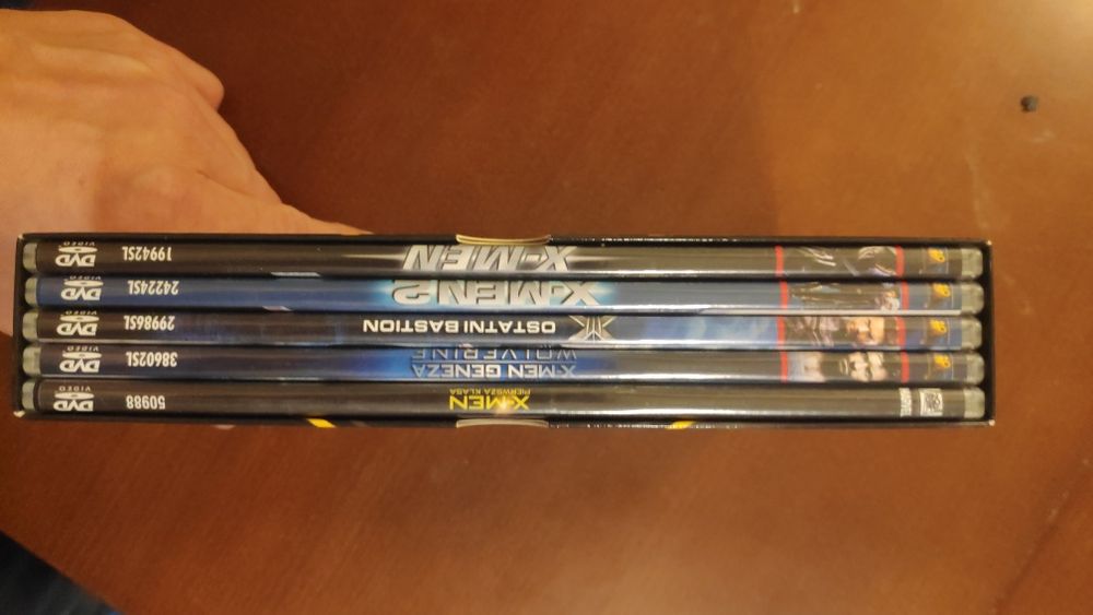 X-men - pięć filmów na DVD