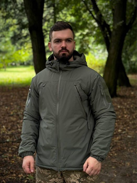 Мембранна куртка Level 7 2.0 олива. Тактична зимова куртка Левел 7