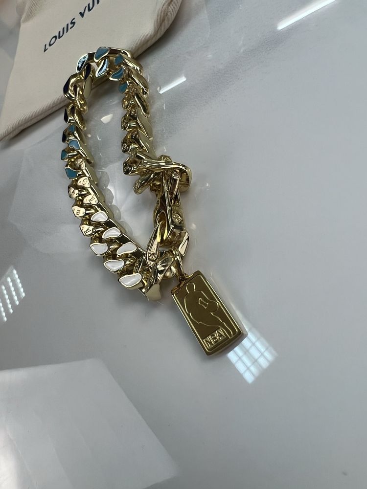 Браслет LOUIS VUITTON x NBA lv Gold / Blue