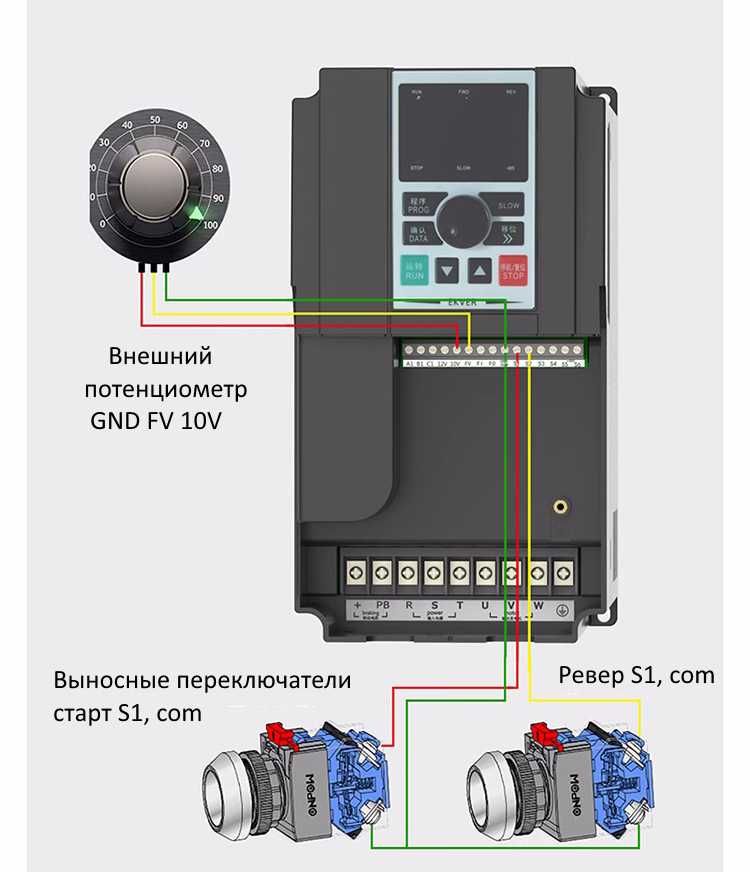 Частотный преобразователь 5,5кВт 380v EKVR (для двигателя три фазы)
