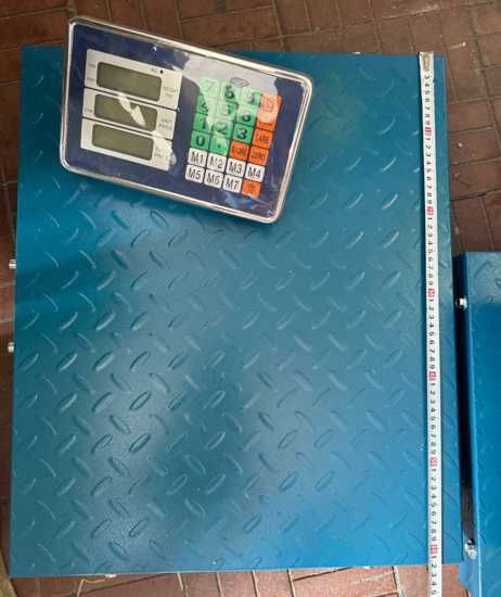 ваги платформні 600 кг з ві-фі електронні 62 х 52 підлогові бездротові