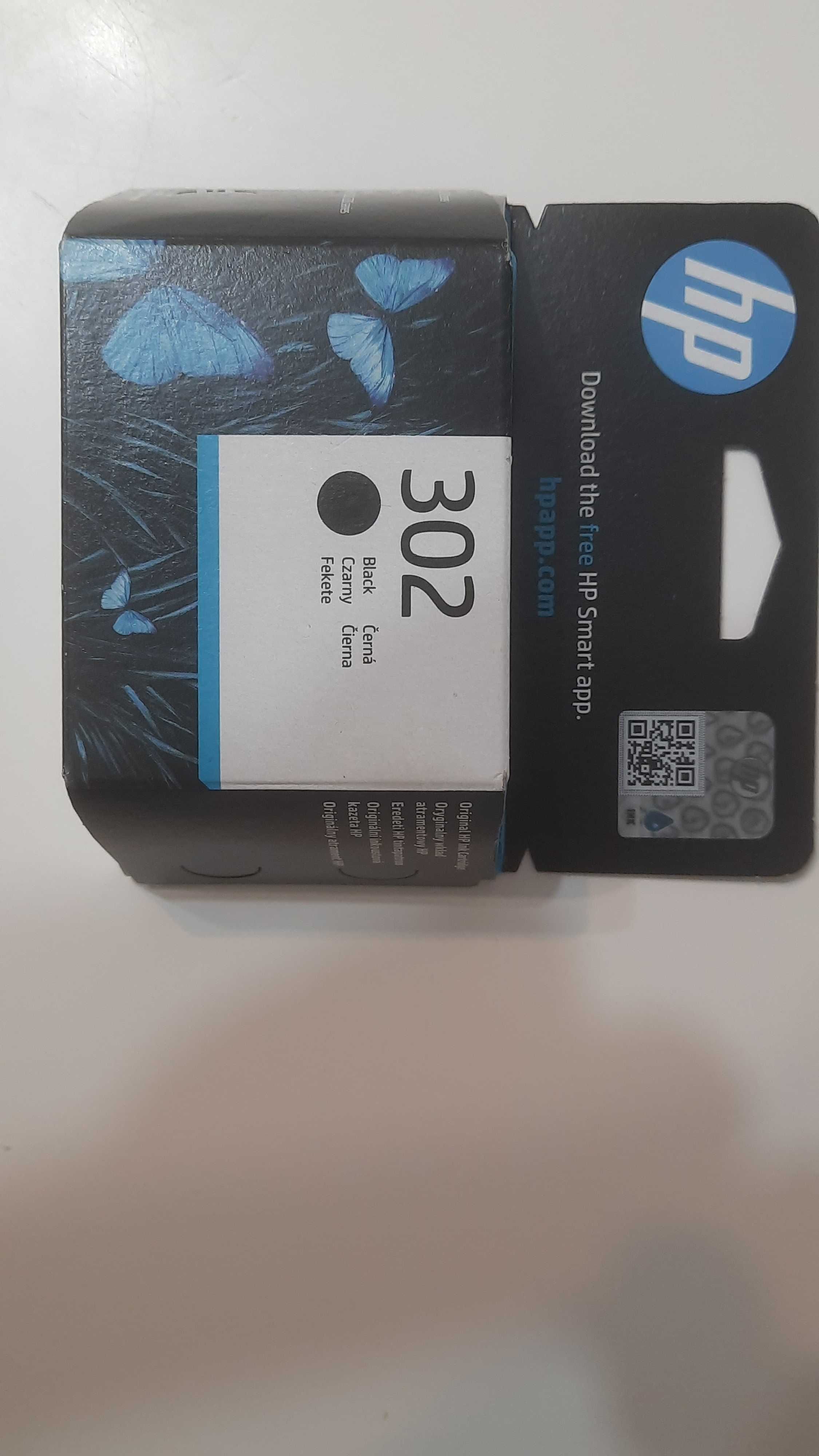 HP 302 Oryginalny Tusz HP F6U66AE 302 Czarny do Drukarki  NOWY!!!