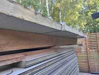 Płyta dachowa trapezowa PIR 100 mm, biała, nie używana, 2,45m