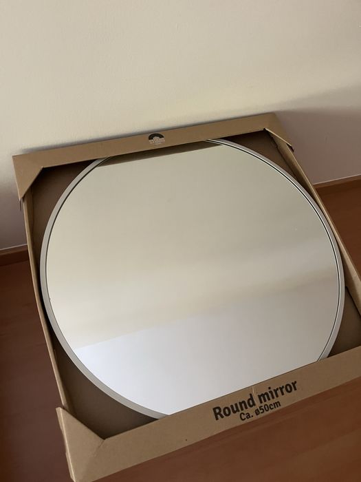 Espelho redondo de parede