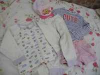 Пижама, кепка, шорты и футболка для девочки 4-5 лет