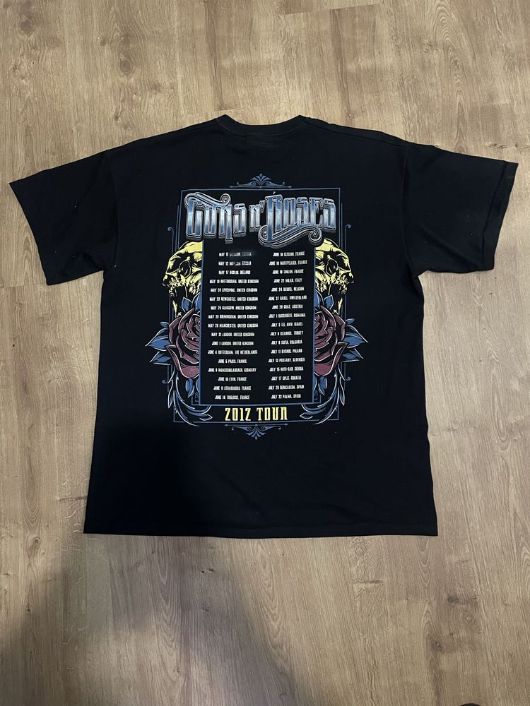 Футболка мерч guns n' roses