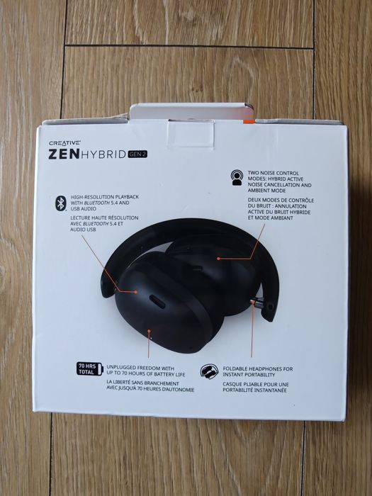 Słuchawki bezprzewodowe Creative Zen Hybrid (Gen.2) Nauszne Bluetooth