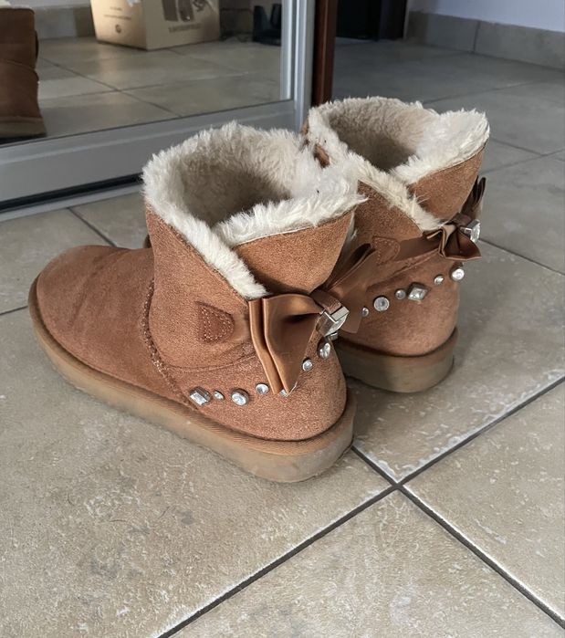 Buty Lasocki śniegowce rozmiar 39 zimowe jesienne ocieplane futerko