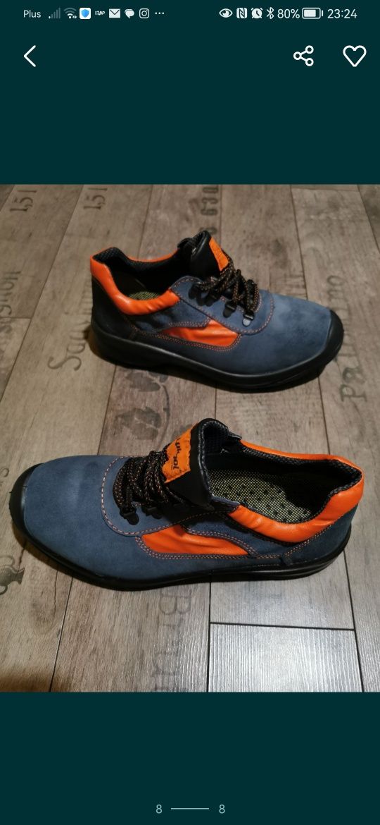 Skórzane Robocze Buty Męskie Łukpol Lekkie Wygodne