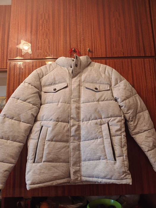Kurtka męska zimowa z kapturem Jack&Jones L