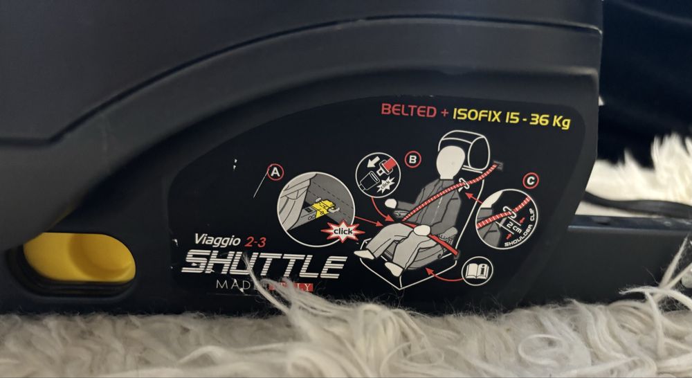 Fotelik siedzisko Peg Perego Viaggio 2-3 Shuttle