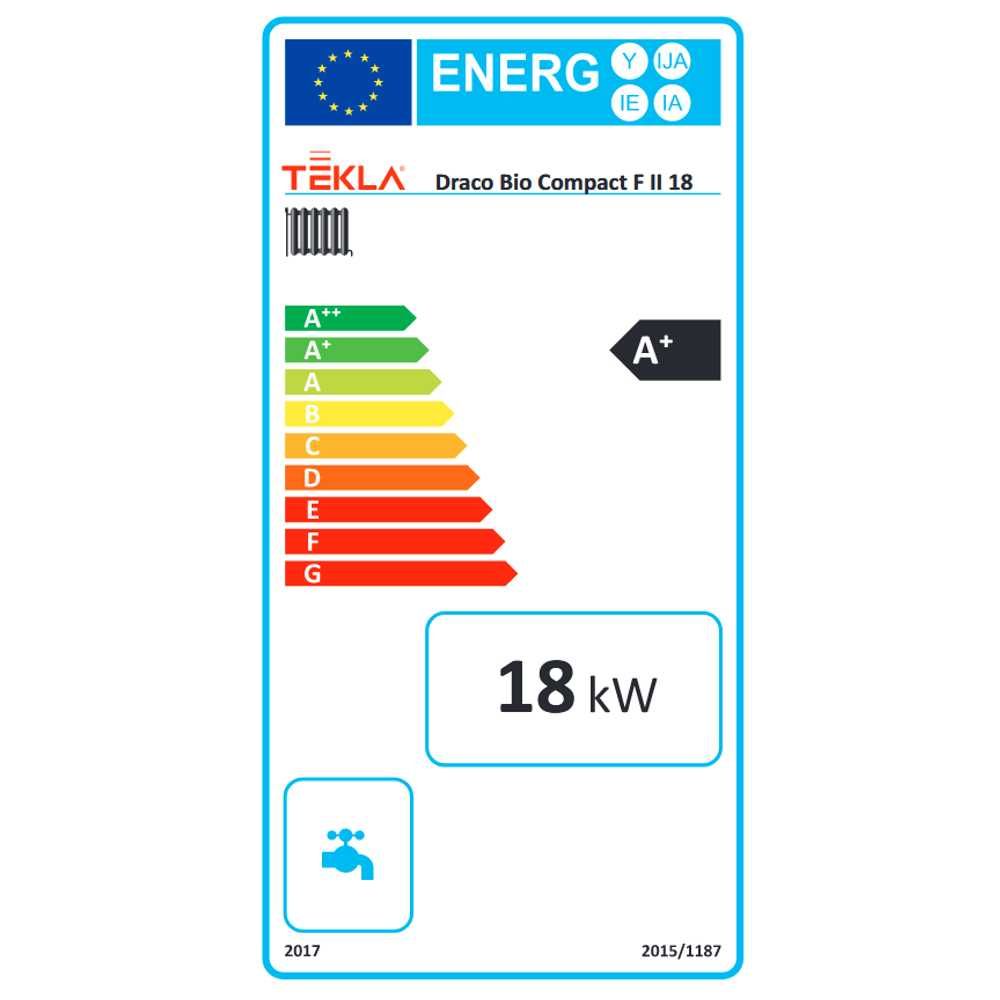 Kocioł na pellet Tekla Draco Bio Compact 18 - 5klasa - Ecodesign