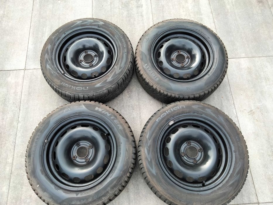 Kola zimowe PEUGEOT 4x108 207. 208 partner c3 c4 NOKIAN 195/65/15 8mm