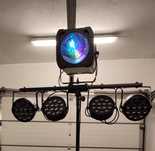 Belka DJ (4 x LED par + revo 4)