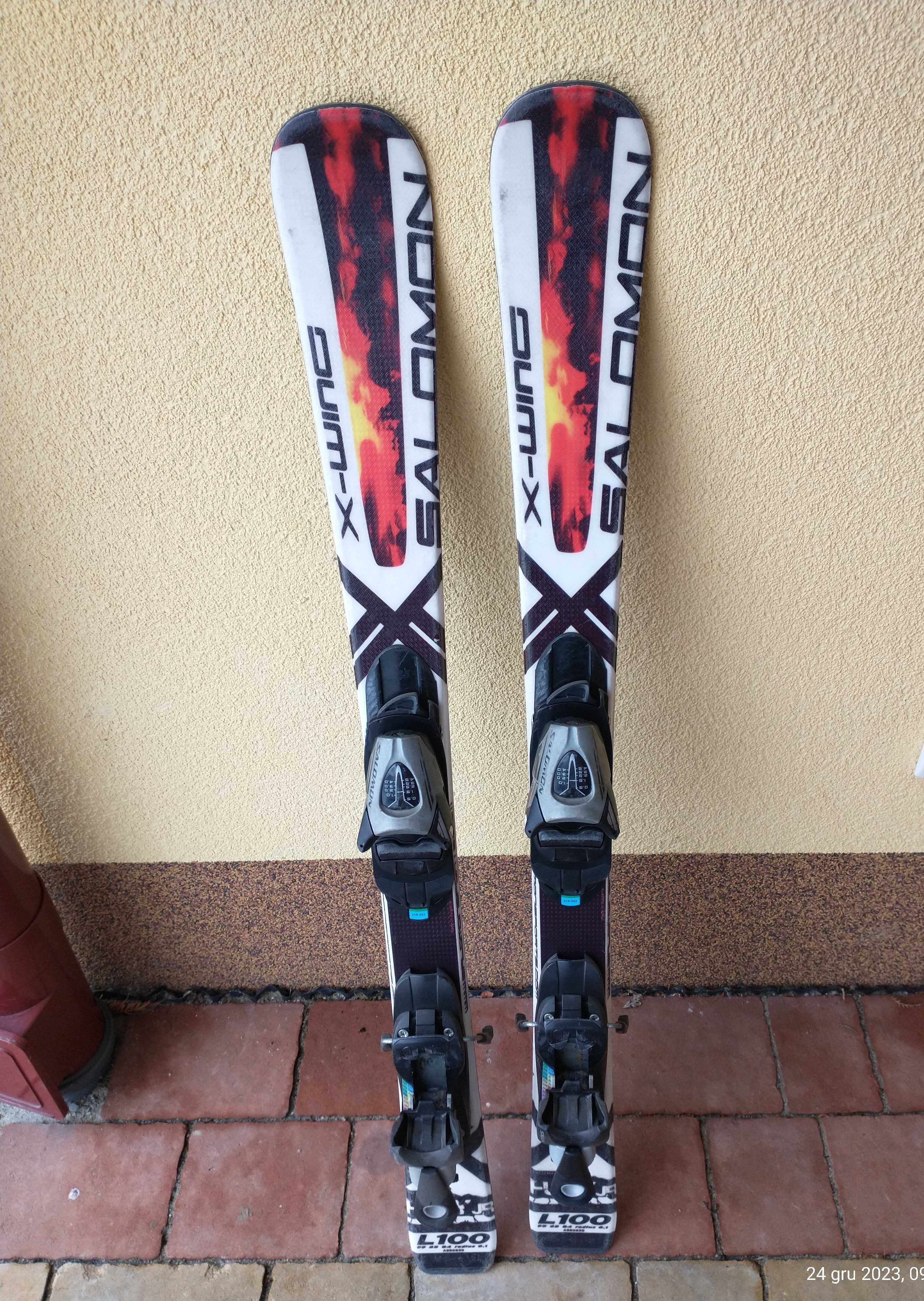 Narty carving Salomon buty Nordica