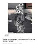 Obraz malowany po numerkach.  Nowy