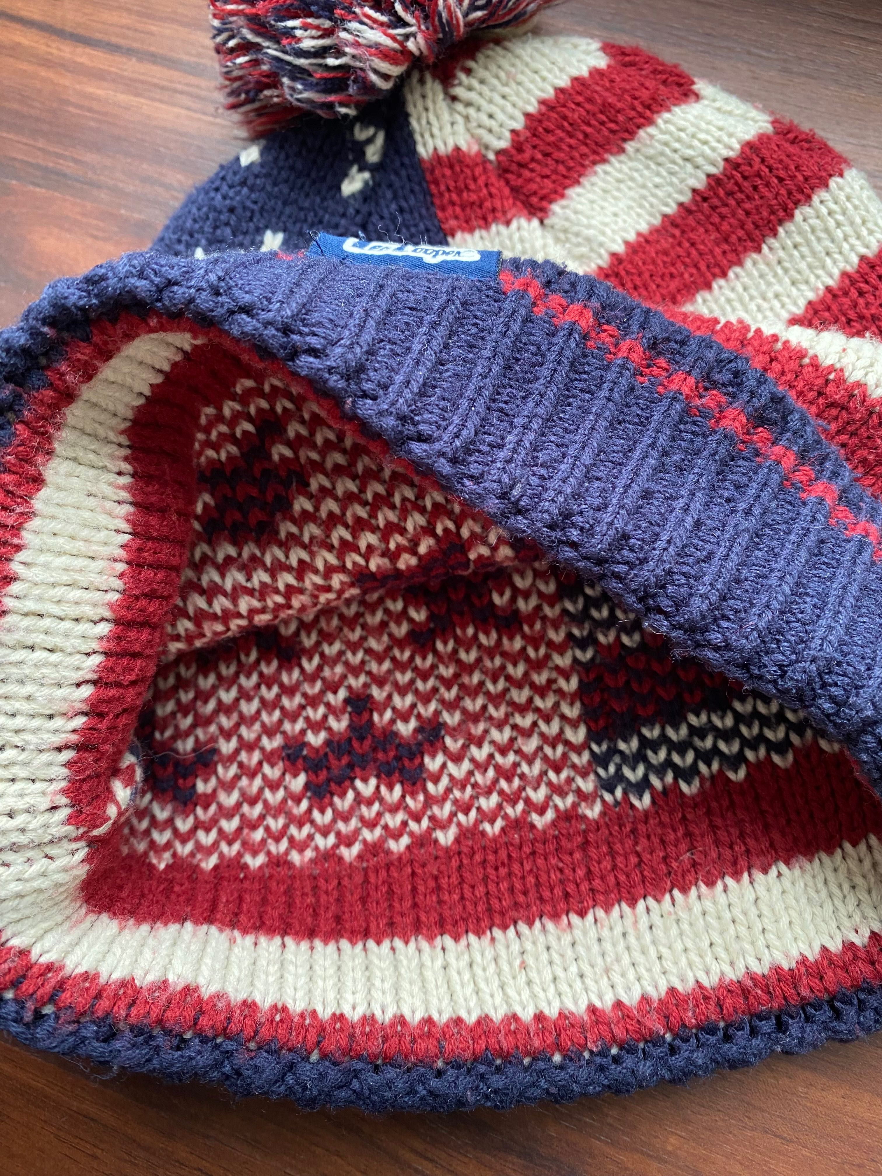 Зимова тепла шапка Lee Cooper 8-12 років 54-56см американський прапор