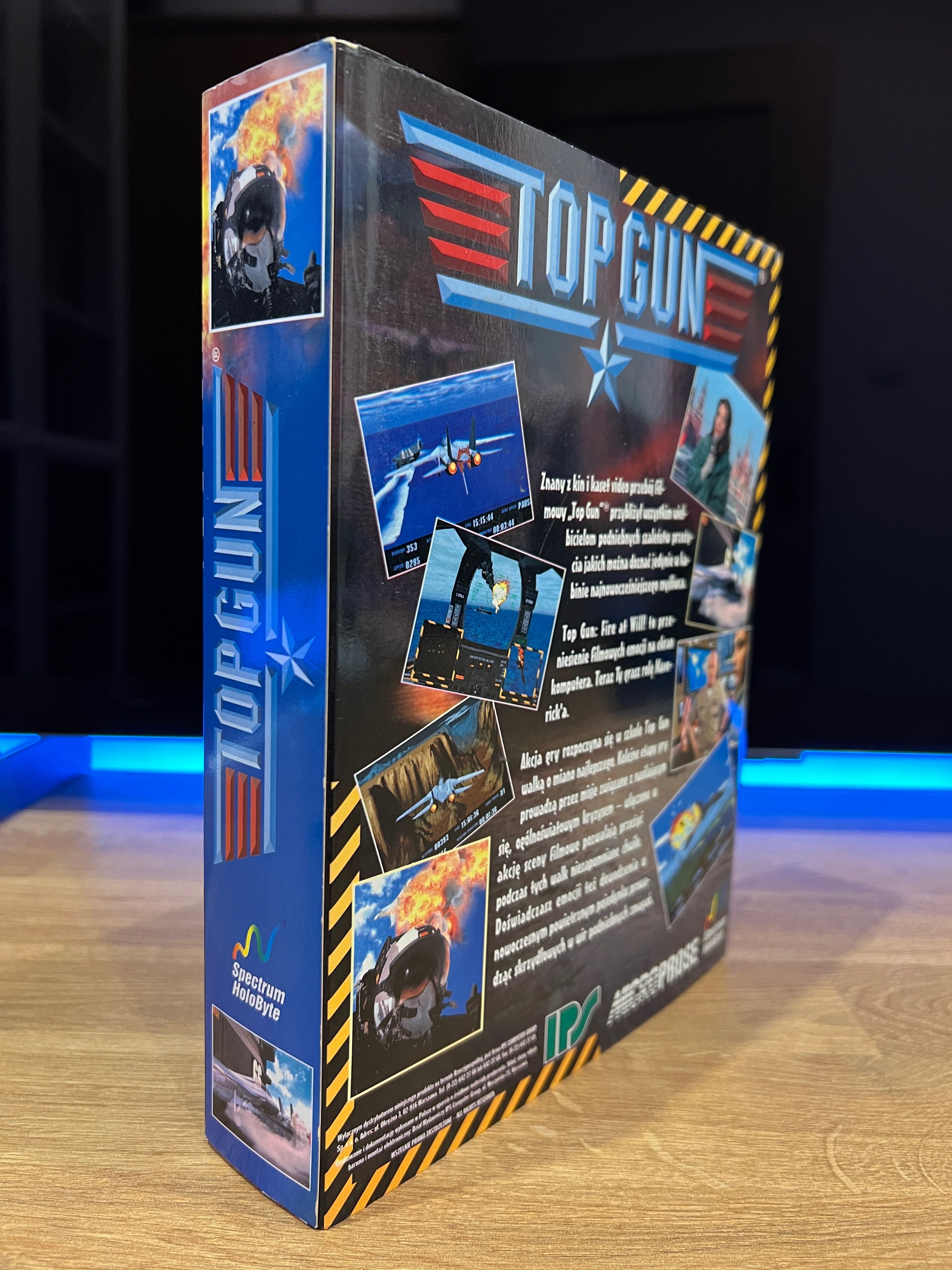 Top Gun JAK NOWY UNIKAT (PC PL 1996) BIG BOX kompl premierowe wydanie