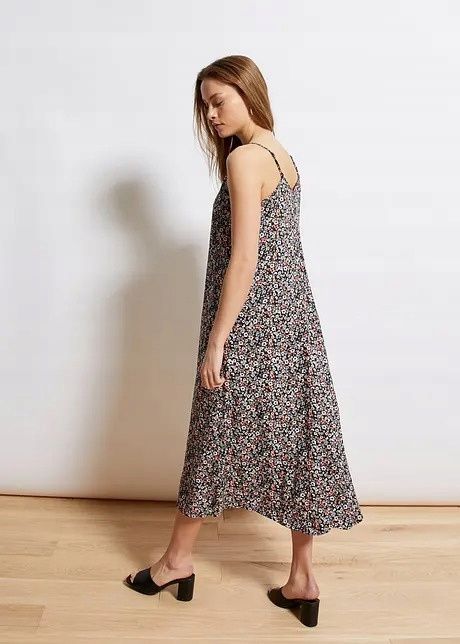 B.P.C sukienka midi letnia w kwiatuszki 50.