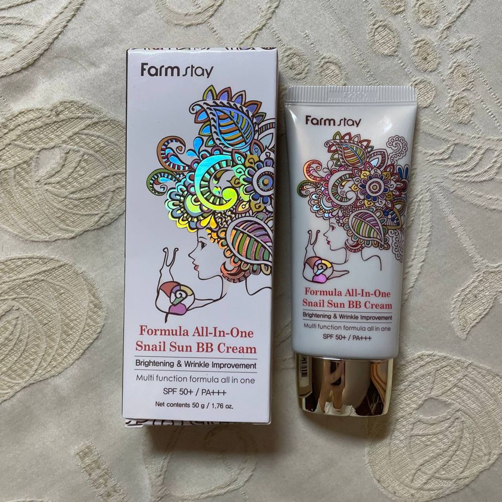 ВВ-крем сонцезахисний FarmStay All-in One Snail Sun BB-cream 50 ml