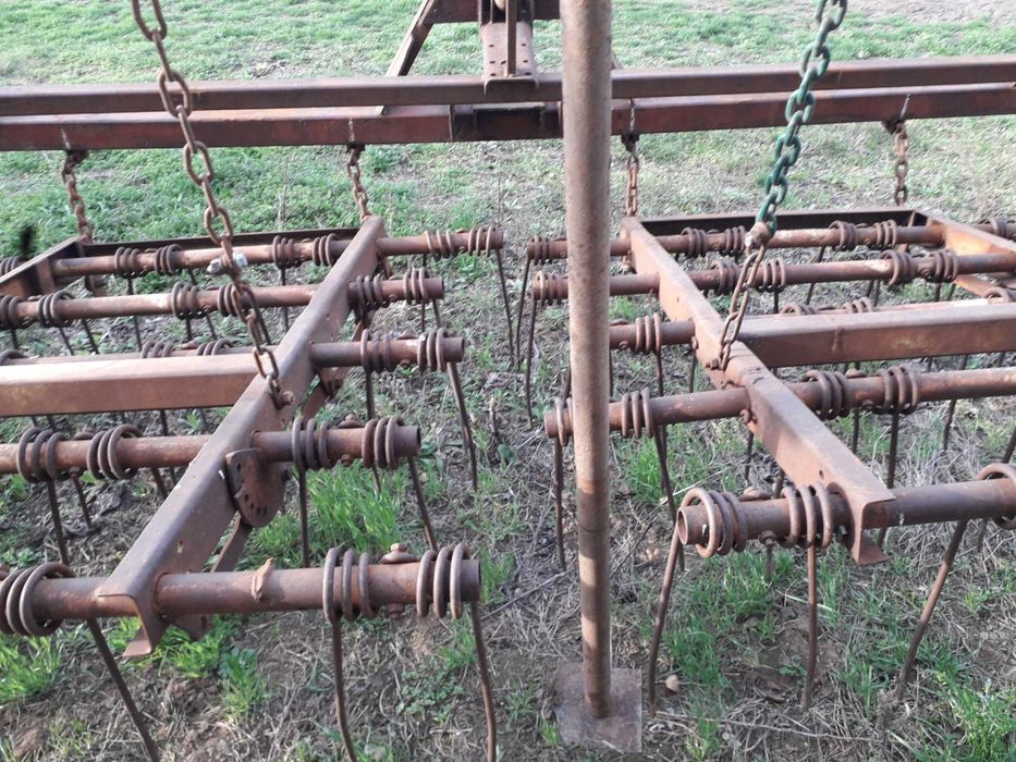 Борона пружинная навесная 6метров