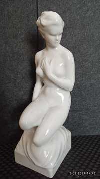 Porcelana Węgry HOLLOHAZA Akt Kobiety h 30 cm