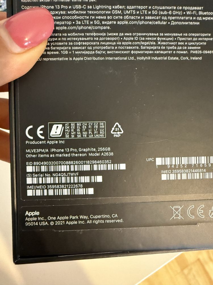 Iphone 13 pro 256gb