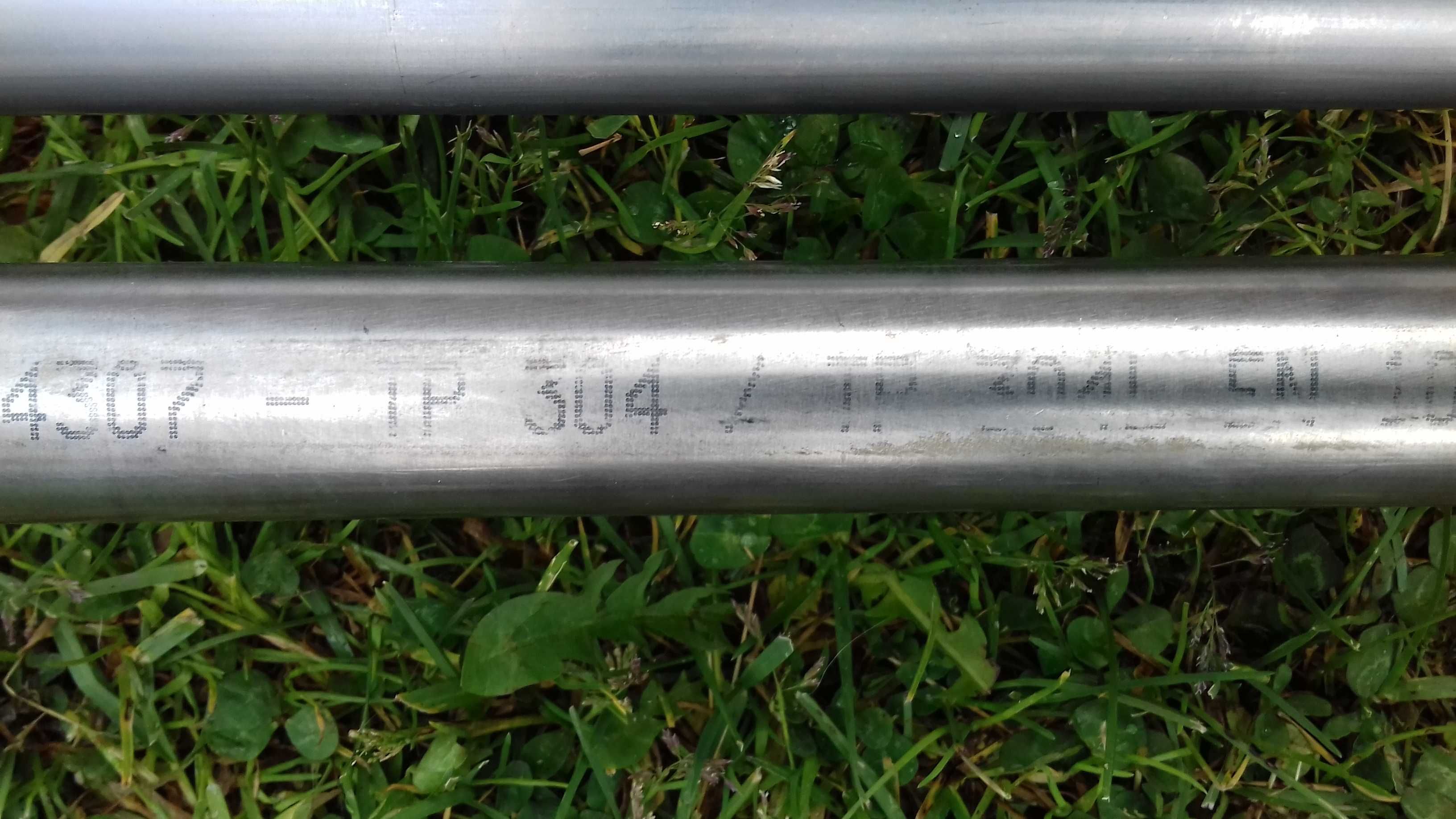 Poręcz przyścienna stal nierdzewna 2szt 220cm 1szt 200cm