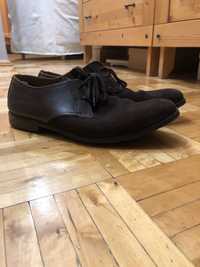 Półbuty brązowe męskie Clarks 42.5