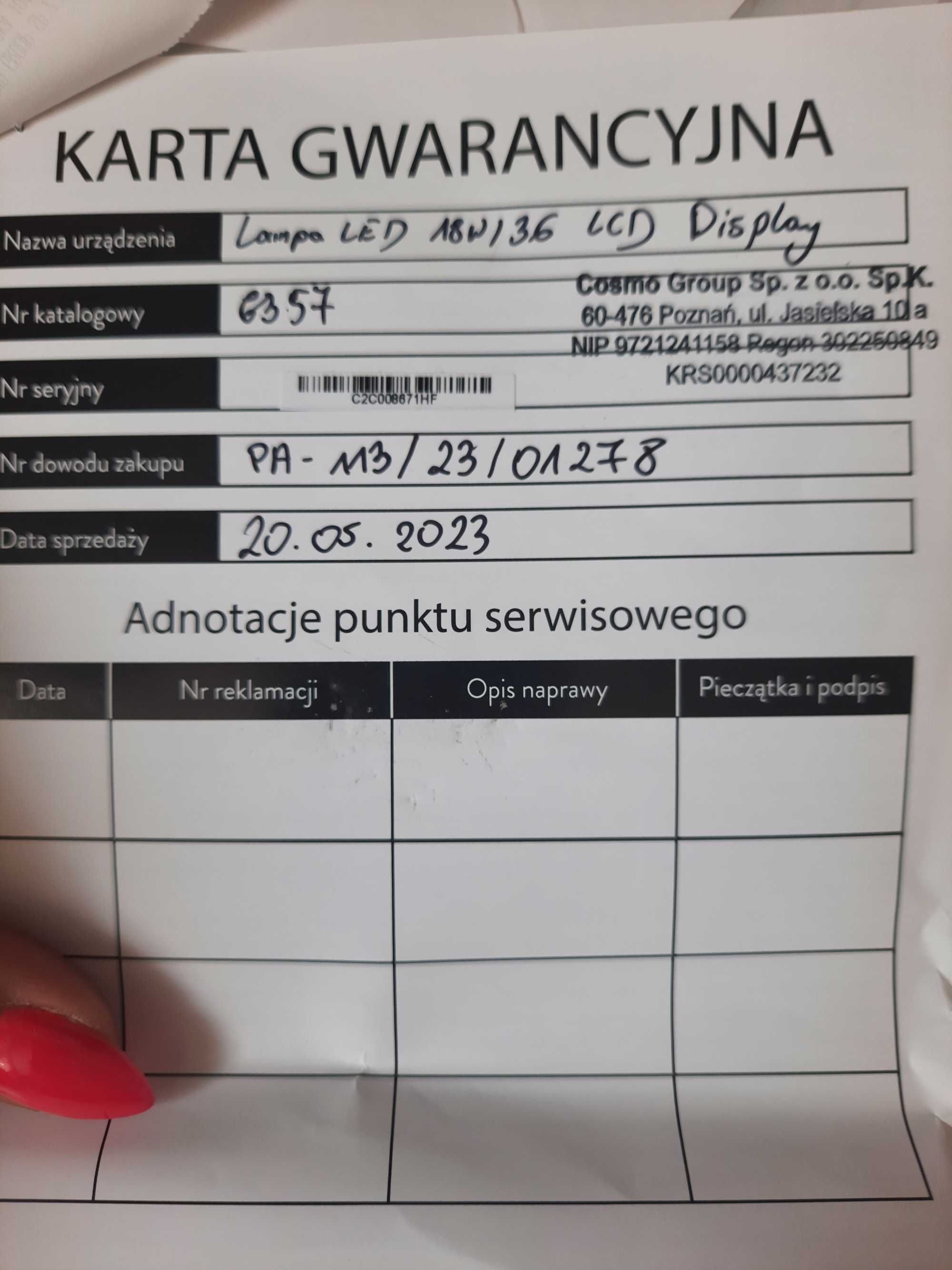 Lampa do hybrydy nowa z gwarancją Neonail