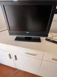 Monitor LG usado, preto