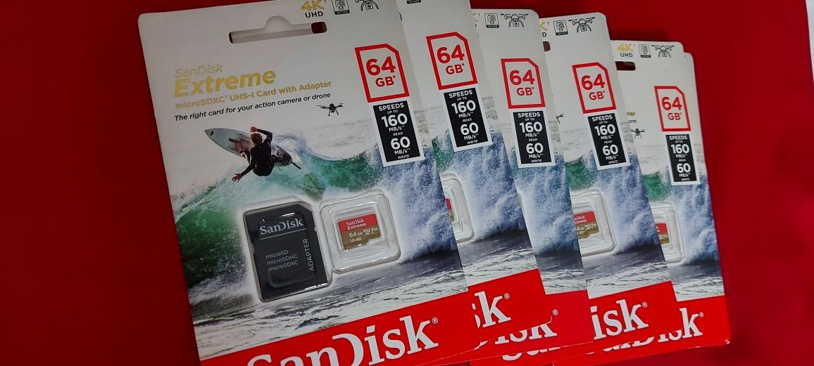 карти пам'яті San disk extreme 64 gb