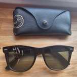 Ray-Ban Wayfarer 58 czarne polaryzowane