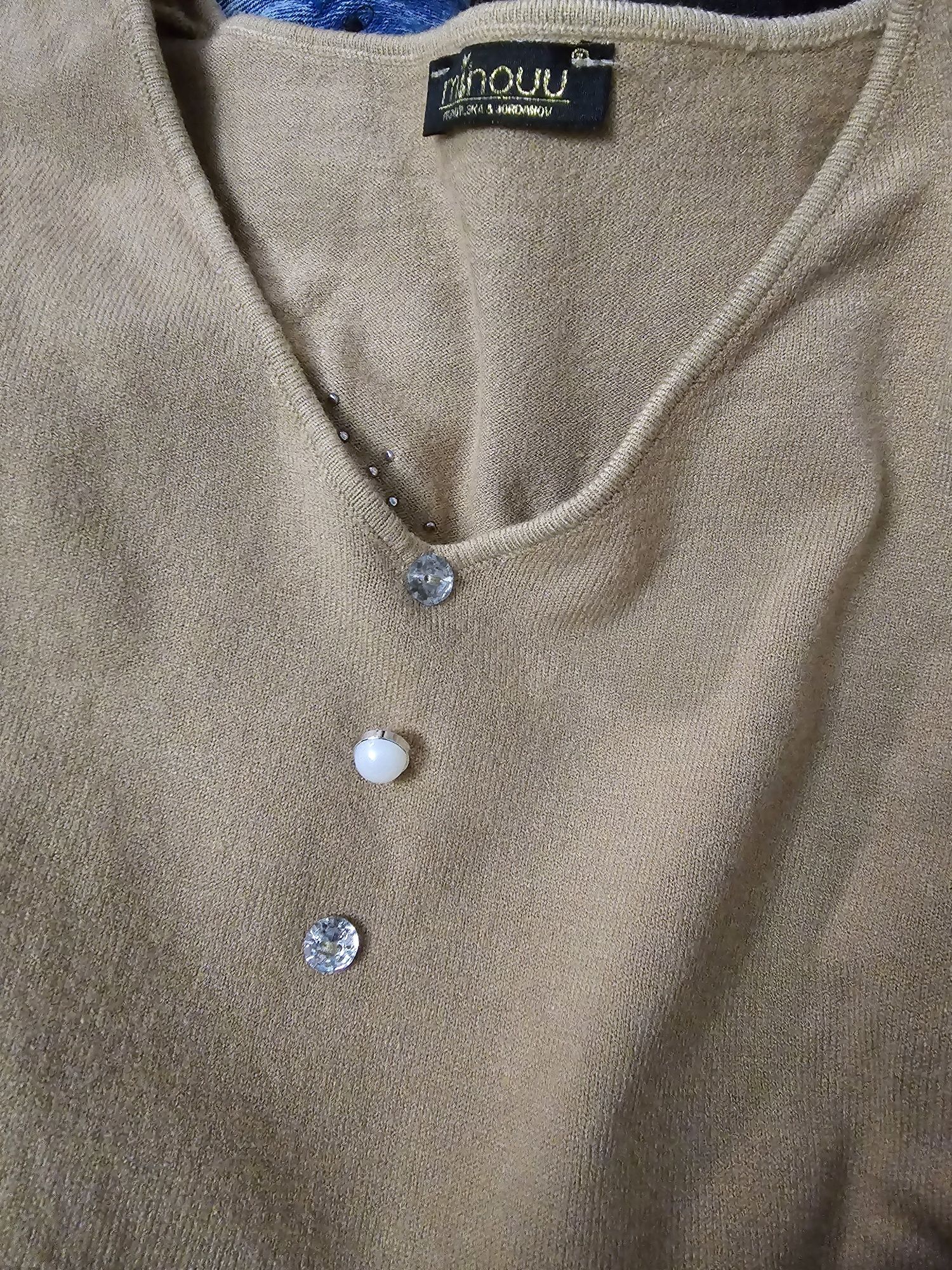 Minouu sweter serce Uni