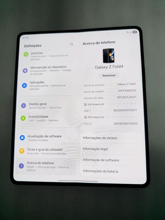 Samsung galaxy Z Fold 4