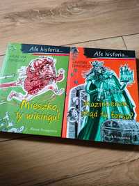 2 książki dla dzieci  z serii "Ale historia "