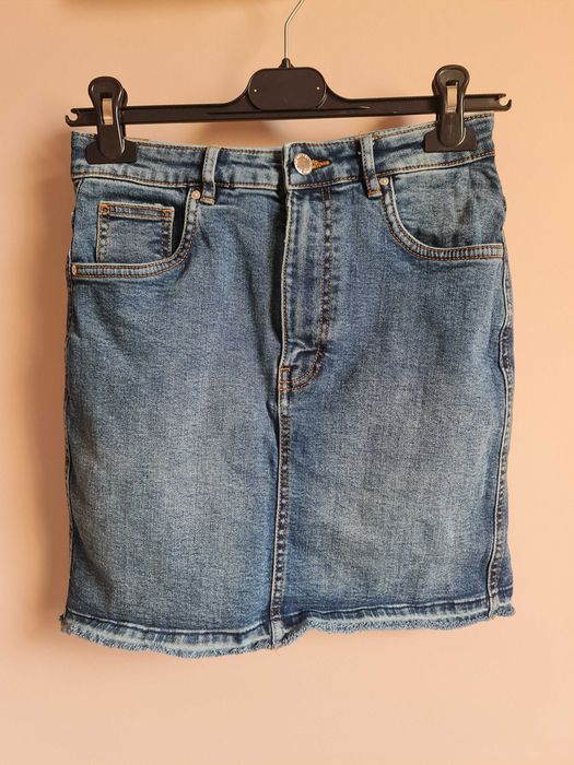 Spódnica damska jeansowa krótka mini