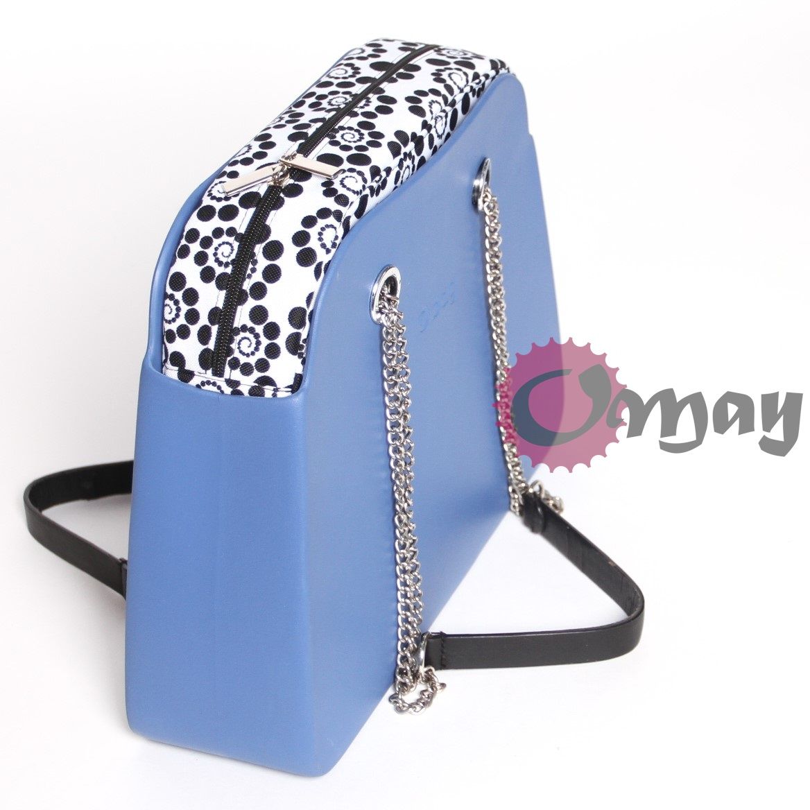 organizer do OBAG REVERSE cudne kwiatuszki czarne 2 kieszenie VIP OMAY