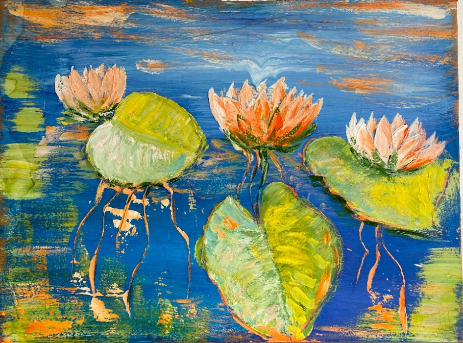 Картина лилии 60Х80