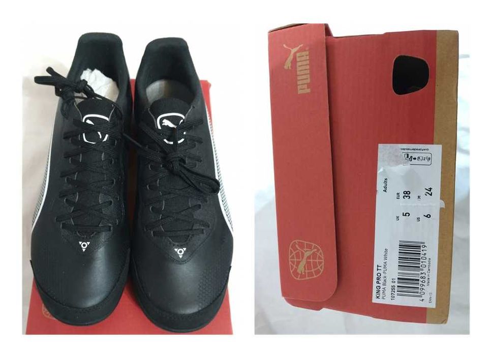 Puma King Pro TT chuteiras futsal Tam 38 (239)