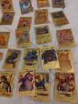 Cartas Pokémon douradas